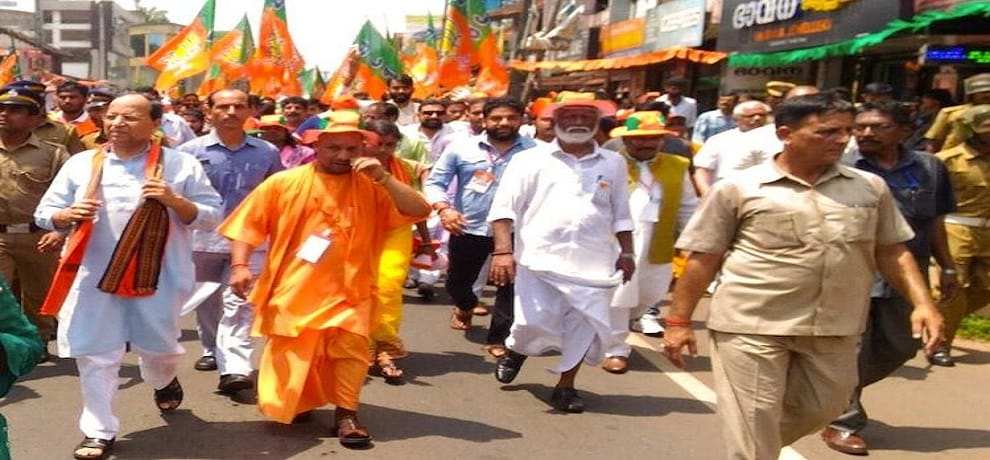 BJP using Yogi Adityanath as star campaigner for Gujarat and kerala elections