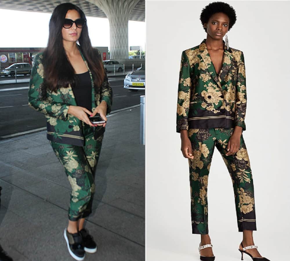 katrina kaif was seen at london airport in new look lets check out 