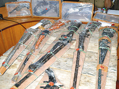 illegal weapon factory caught