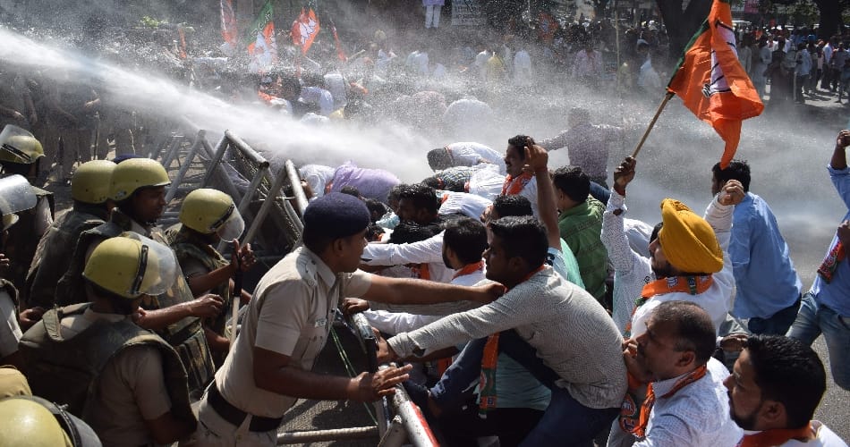 BJP protests killing of RSS, party activists in Kerala