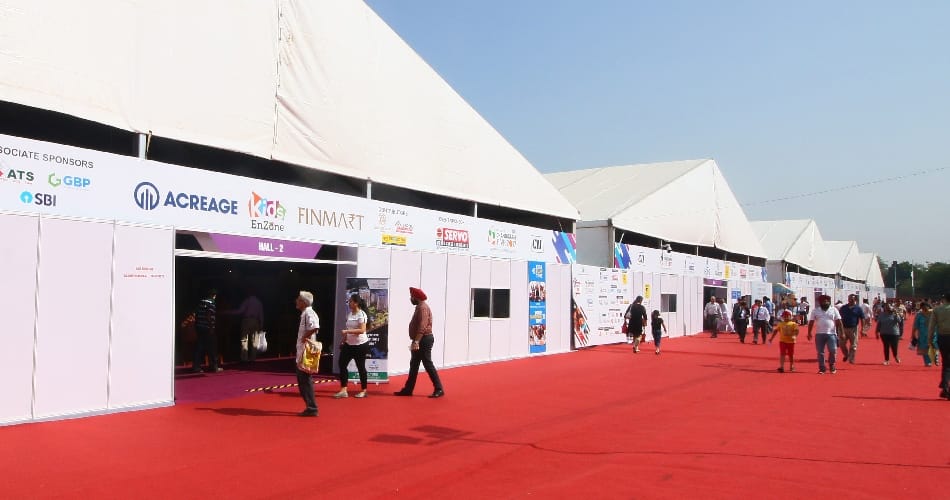 cii fair at prade ground chandigarh, focus on plastic free campaign