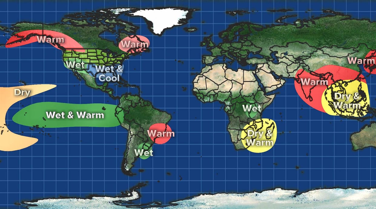 Carbon dioxide reserves have increased due to El Niño