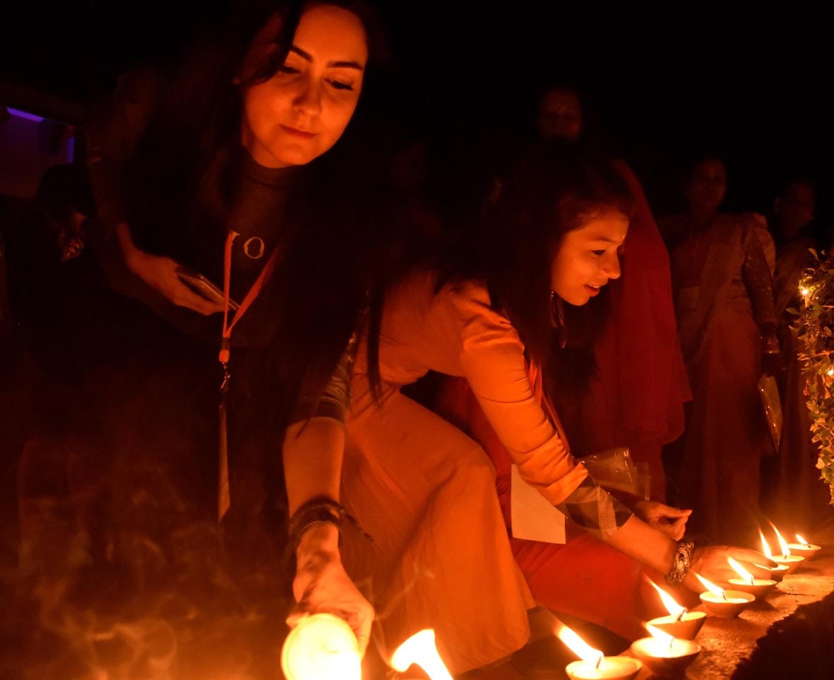 first time celebration of digital diwali in Kashi