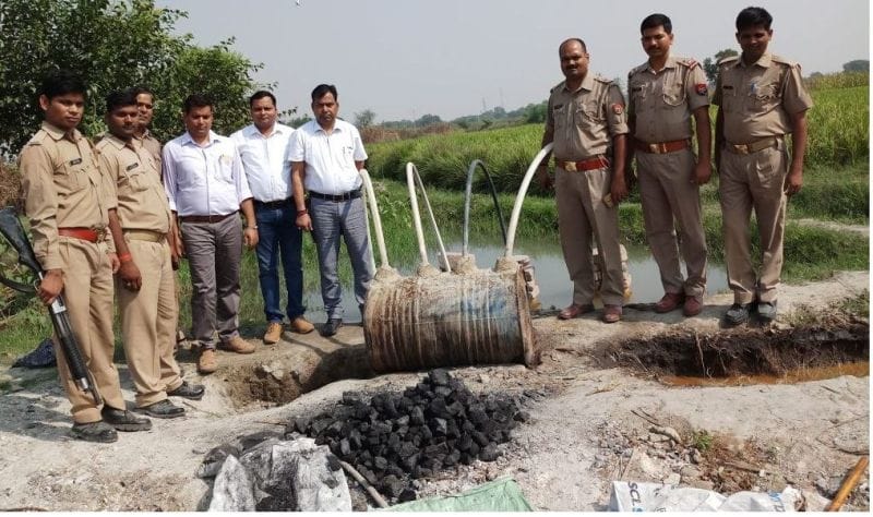 भट्ठियां तोड़ी, हजारों लीटर लहन किया नष्ट