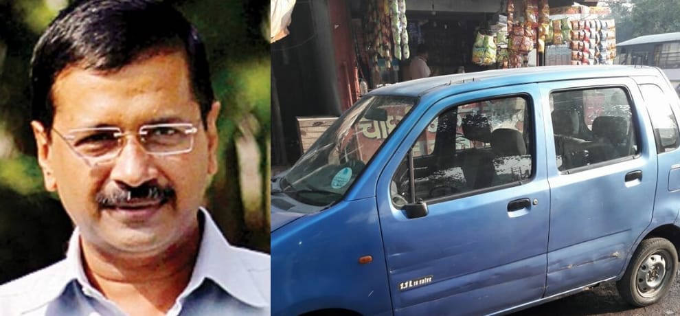 chief minister arvind kejriwal stolen blue car recovered from ghaziabad