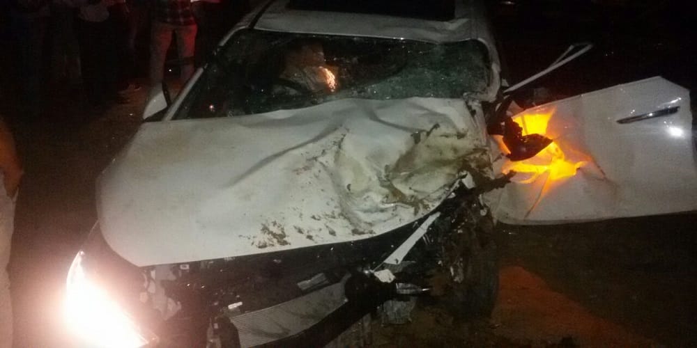 three people dead in road accident in sikar