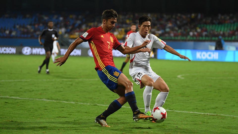 FIFA U-17 WC:  Spain sail into Round of 16 After defeating North Korea 