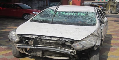 Encounter : Two gangsters arrested, looted cab recovered from Delhi