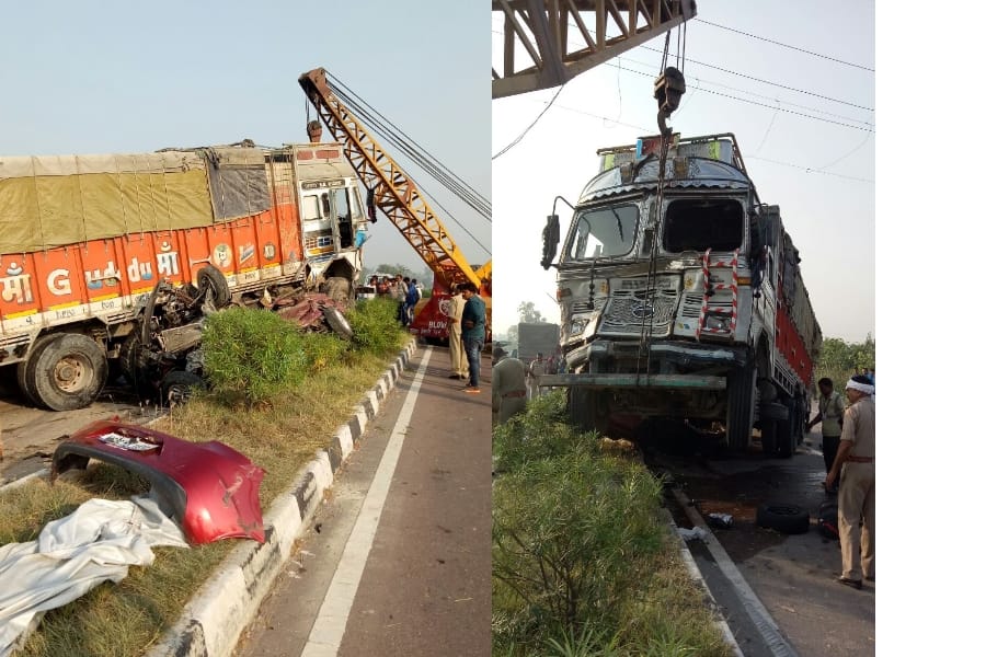 car accident in lucknow allahabad highway