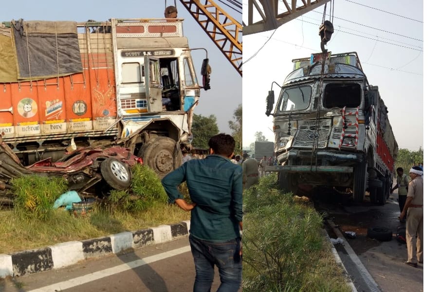 six died in bachhrawan accident in raebareli.