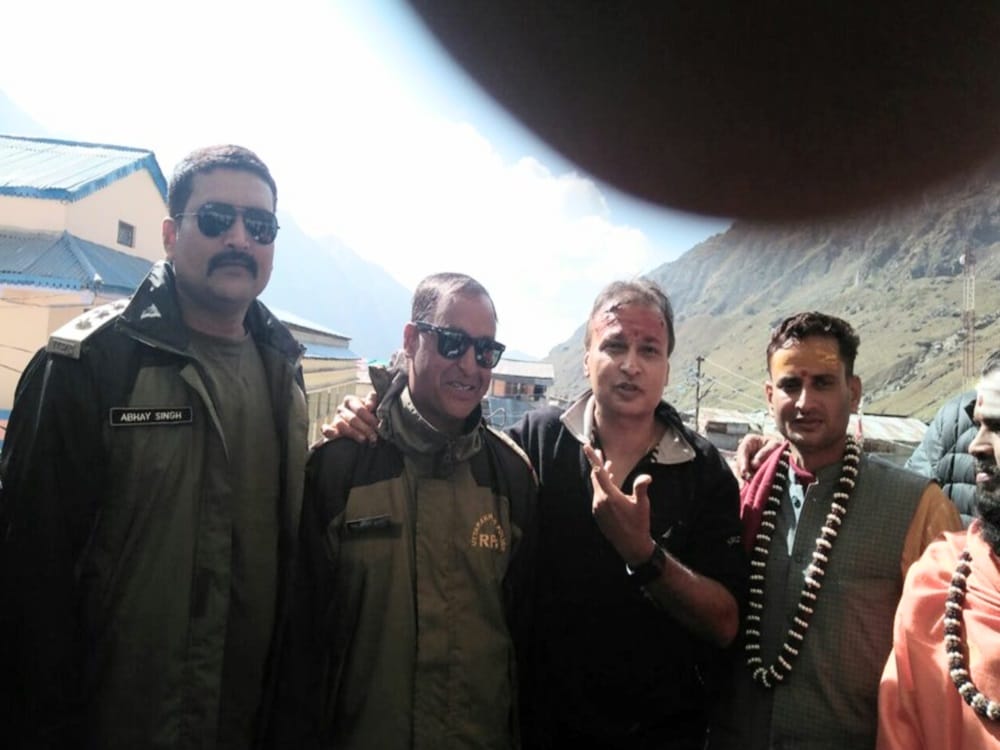 Anil Ambani Visit kedarnath and badrinath dham with Family