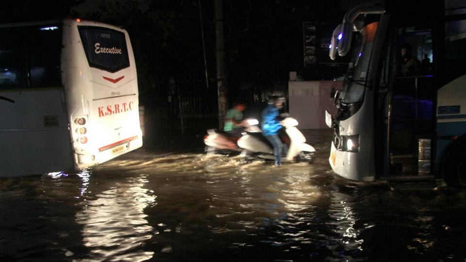 Heavy rains continued to lash Bengaluru leaving three people dead and two others missing