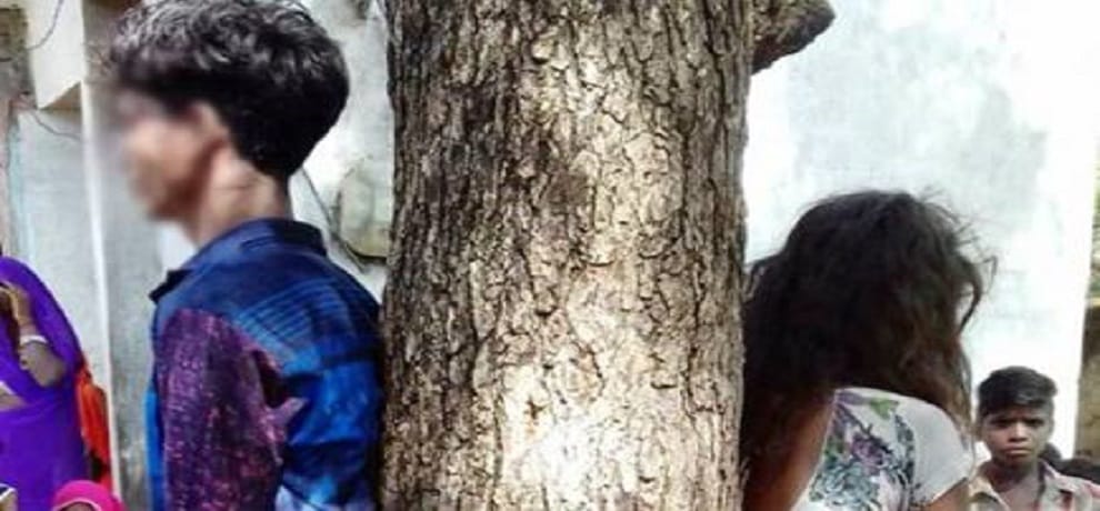 wife beaten by husband on road in abohar punjab