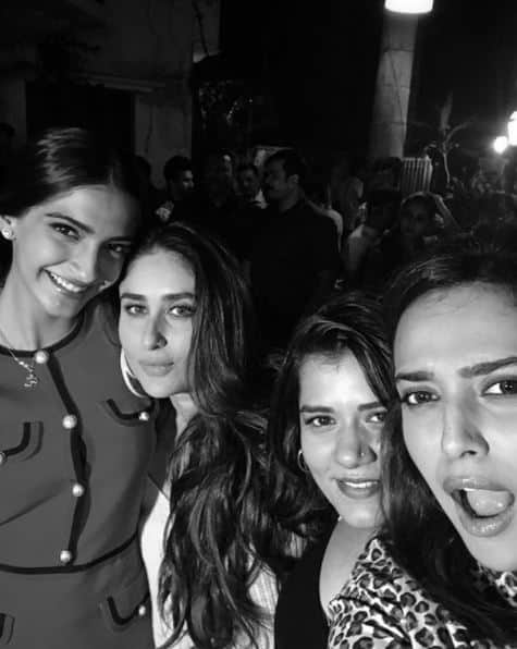 Here is party pics of Veere Di Weddings star cast after completing Delhi schedule