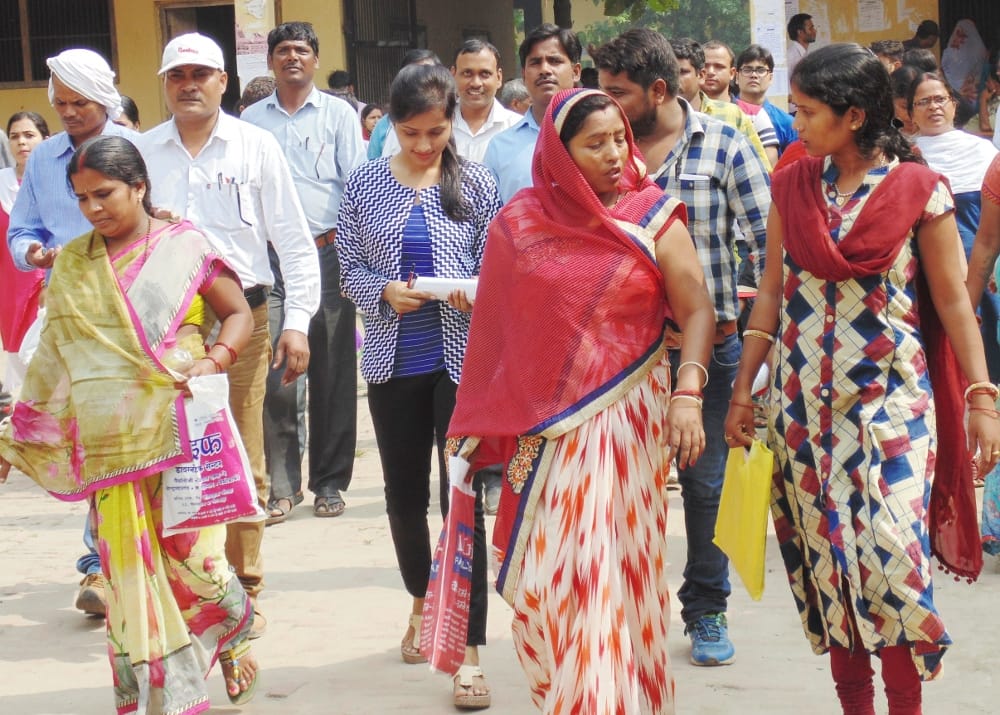 3. Three thousand left out of TET exam due to sticky surveillance