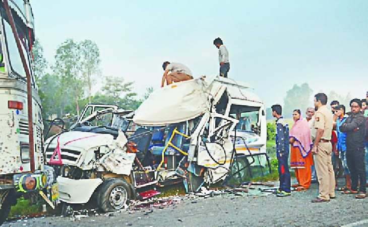 Two killed in road accidents, many injured