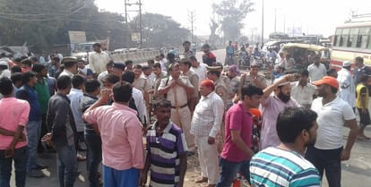 The killing of the head of the fruit market, delhi road jam