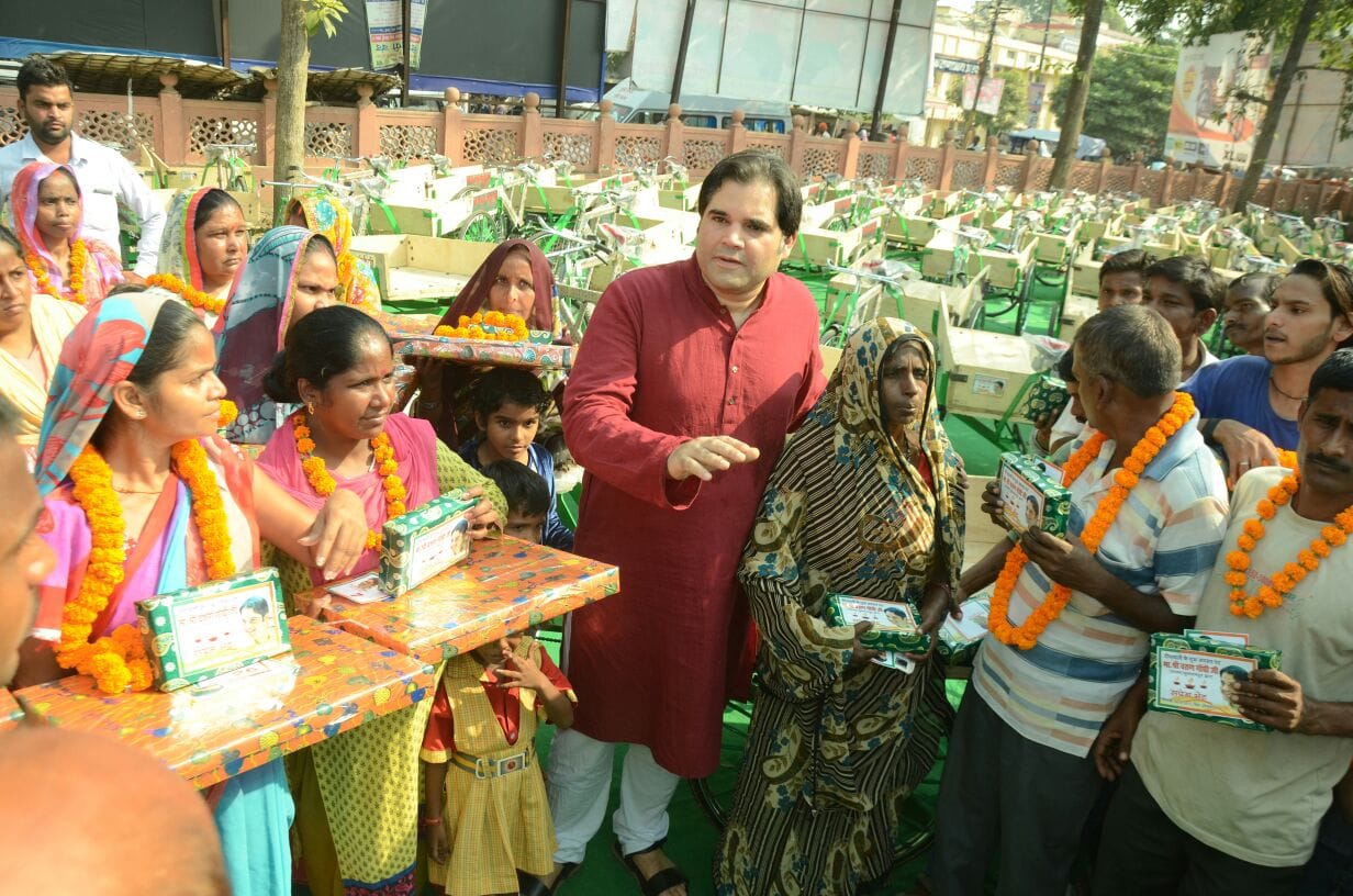 varun gandhi attended a programme in sultanpur