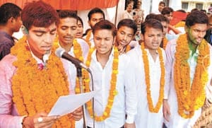 Students' new 'government' takes over
