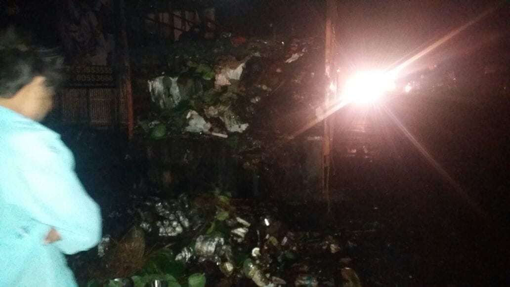 blast in agra a vehical carrying crackers 
