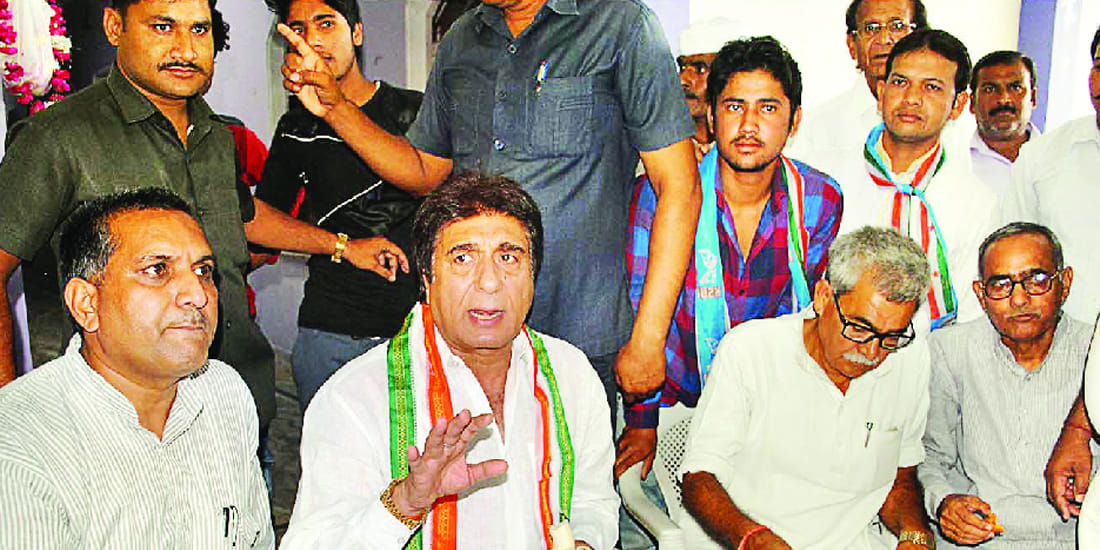 Rajbabber attacked CM saying 'Yogi could not be a good Saint nor CM'