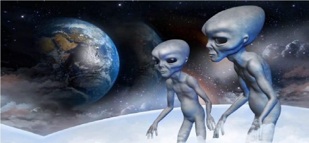 Here is Descendants of aliens this man met them before