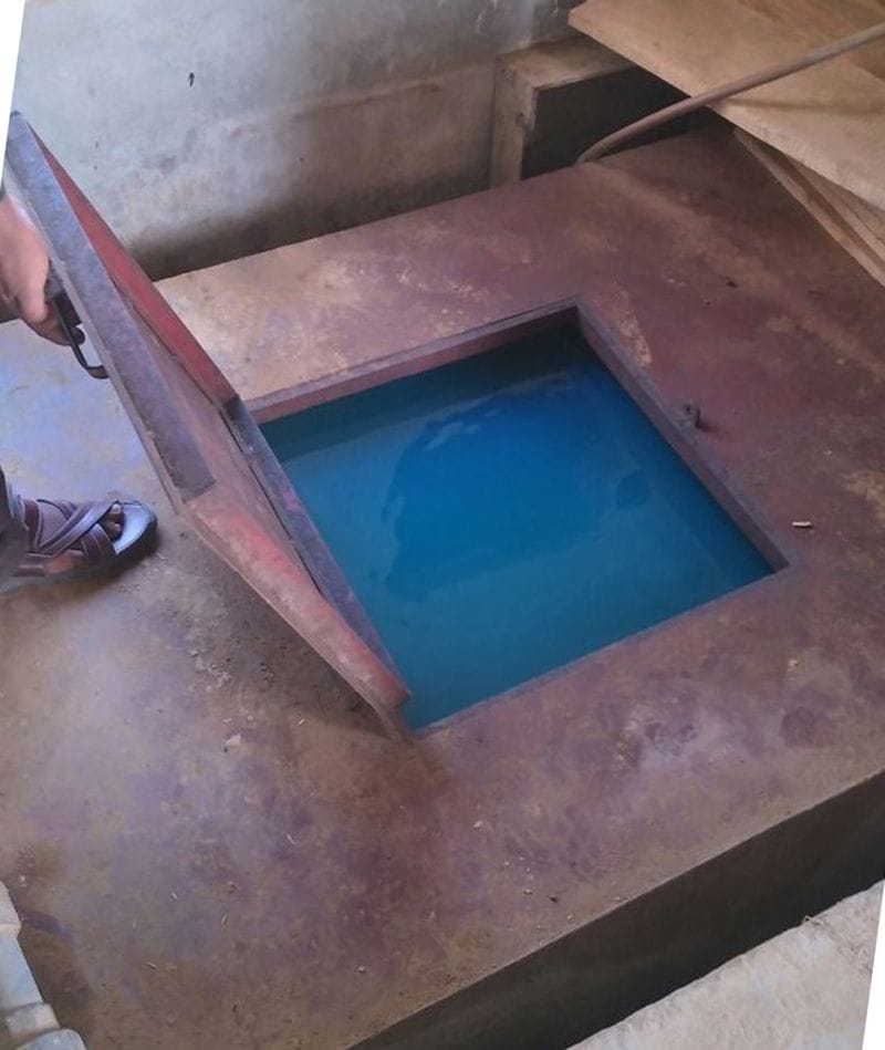 ढाबे के नीचे टेंक बनाकर चलता मिला डीजल का अवैध धंधा
