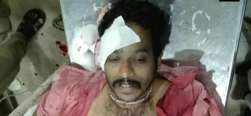 RSS worker attacked by bikers in kerala kannur and blaims on CPI (M)