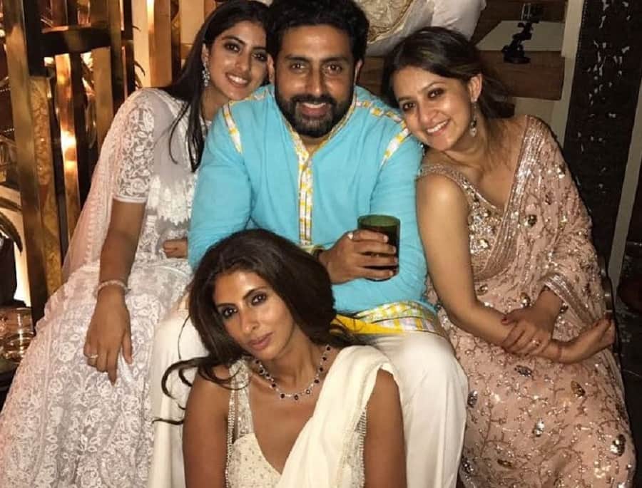 Navya Naveli Celebrates Diwali With Mom Shweta Nanda And Uncle Abhishek Bachchan 