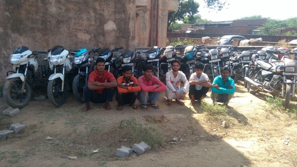vehicle theft gang arrested in jaipur rajasthan