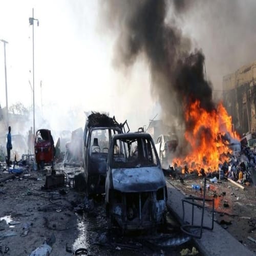 pictures of somalia blast, 276 people killed