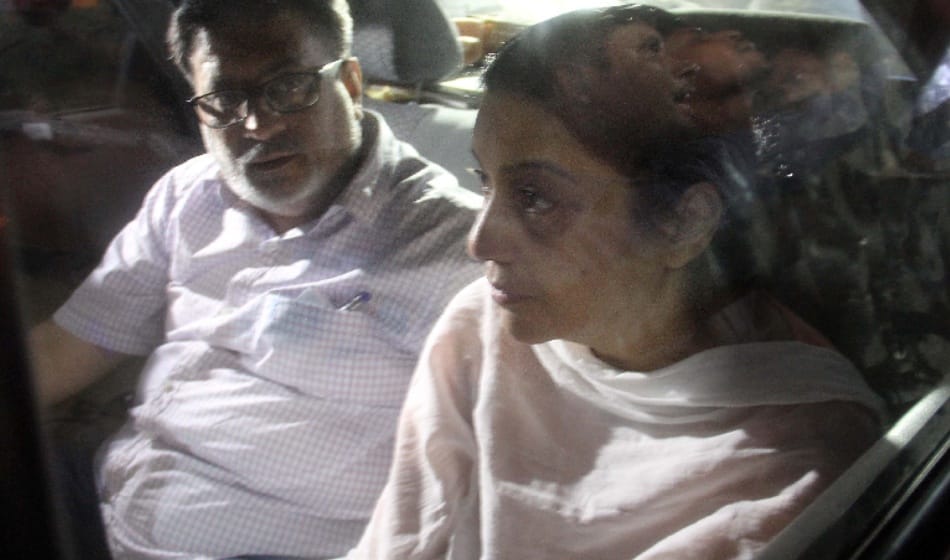after getting released from the jail talwars thanked everybody and then they went to noida