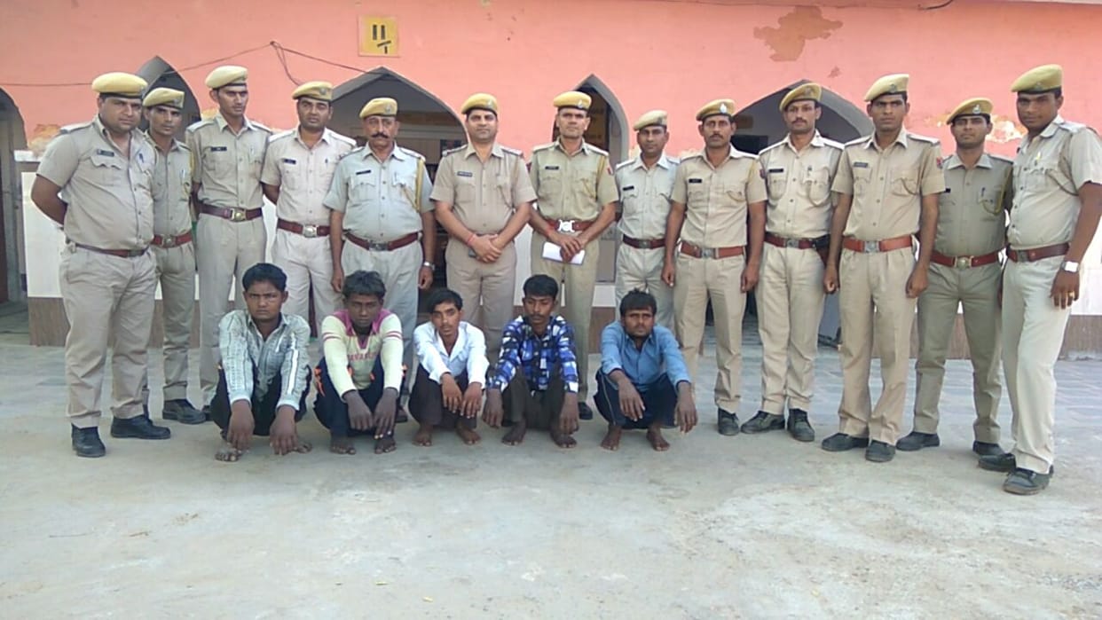 police busted robbery gang in tonk district