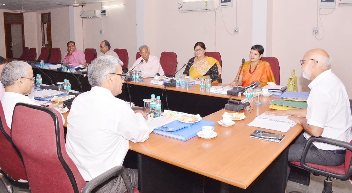 Managing committee member throwing agenda