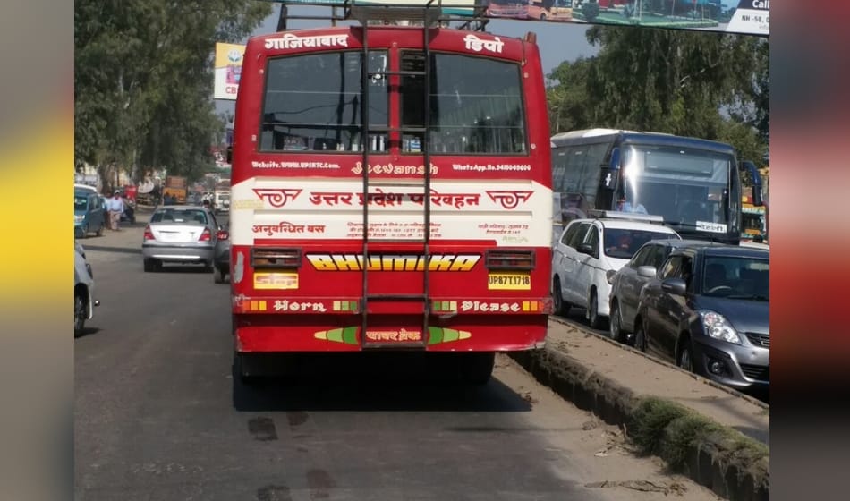 roadways bus trample down two women at rajnagar extention ghaziabad, one dead