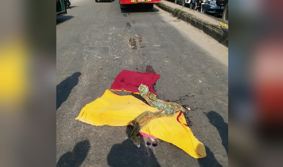 roadways bus trample down two women at rajnagar extention ghaziabad, one dead