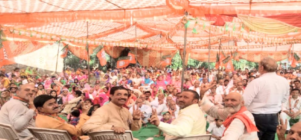 राम कुमार ने की पहली जनसभा घर से