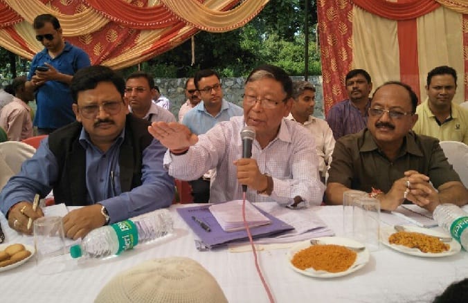 अनुसूचित जाति जनजाति आयोग के अध्यक्ष ने सांवल्दे मे लगाया जनता दरबार