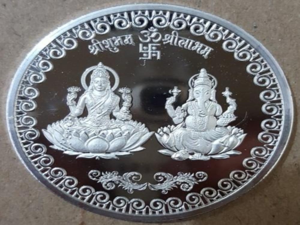 know about Pure silver coin identification on dhanteras