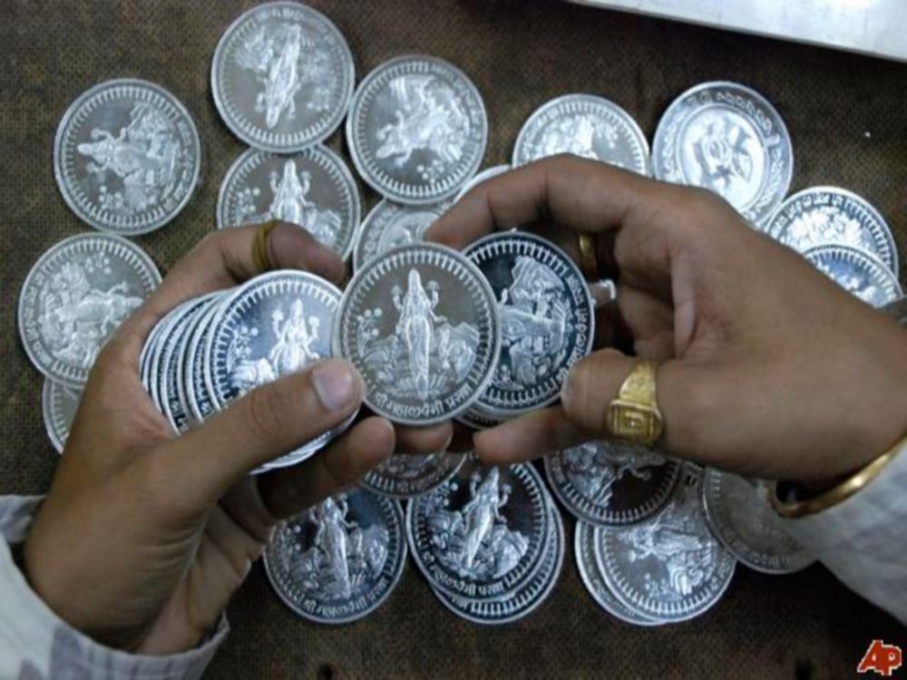 know about Pure silver coin identification on dhanteras