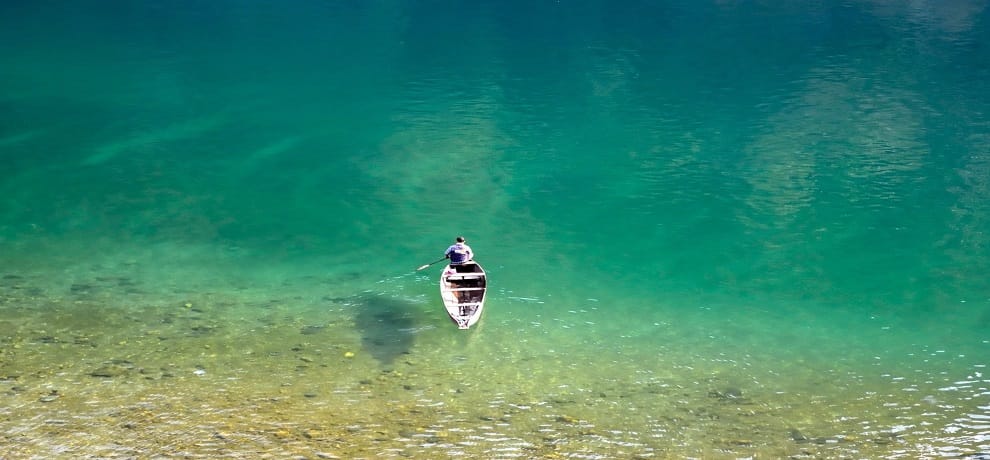 Called cleanest river of india Crystal Clear like glass 