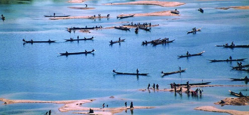 Called cleanest river of india Crystal Clear like glass 