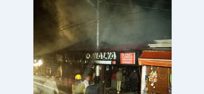 restaurant on fire at ag office shimla one person died