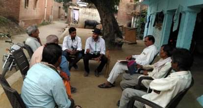  ‘होप’ के युवा पहुंचे राष्ट्रपति के पैतृक गांव, लगाई चौपाल  