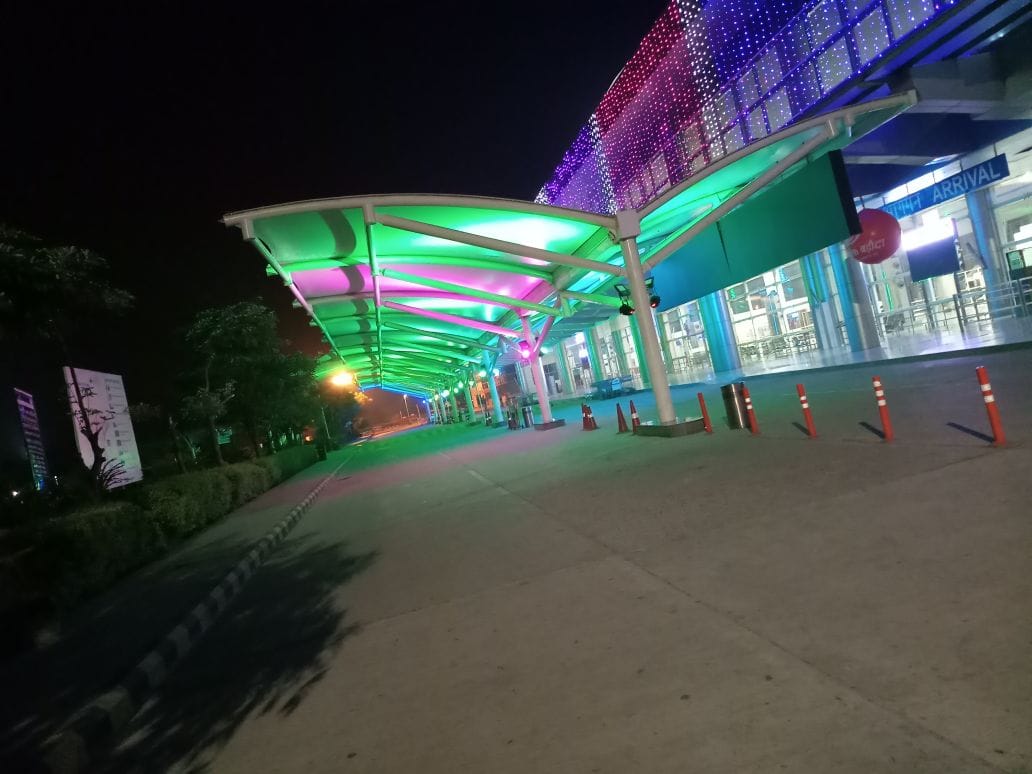 varanasi airport decoration at this diwali photo