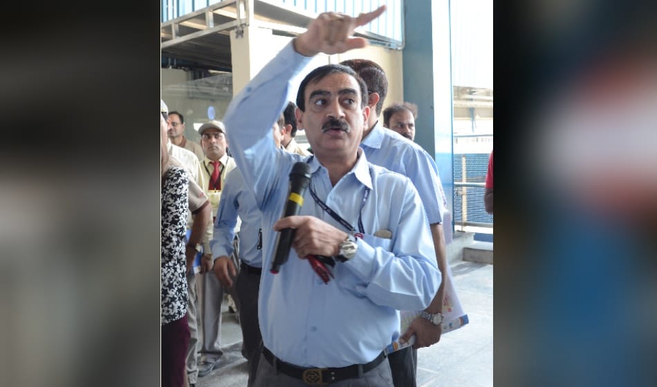 botanical garden metro station became the first interchange metro station outside delhi