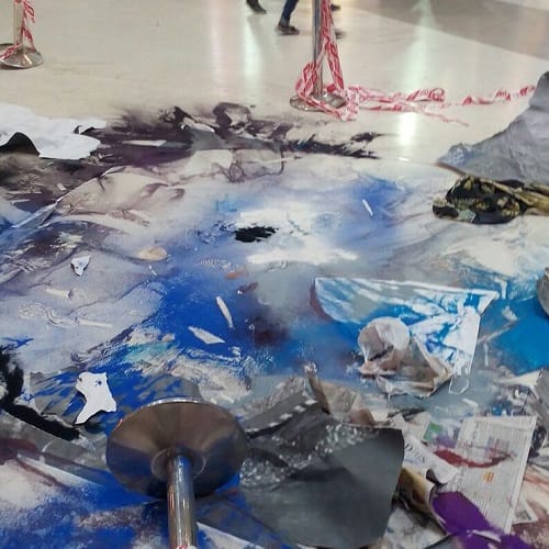 Padmavati Rangoli, Which Took 48 Hours To Make, Destroyed By Route