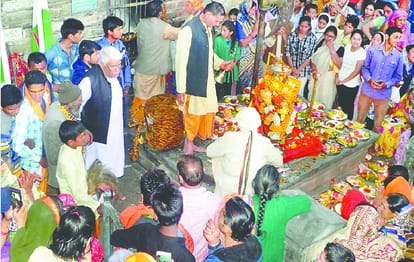 Lord Rudranath temple gate Closed for winter season