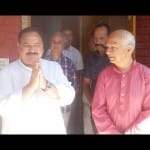 himachal assembly election 2017 jp nadda meet shanta kumar in palampur