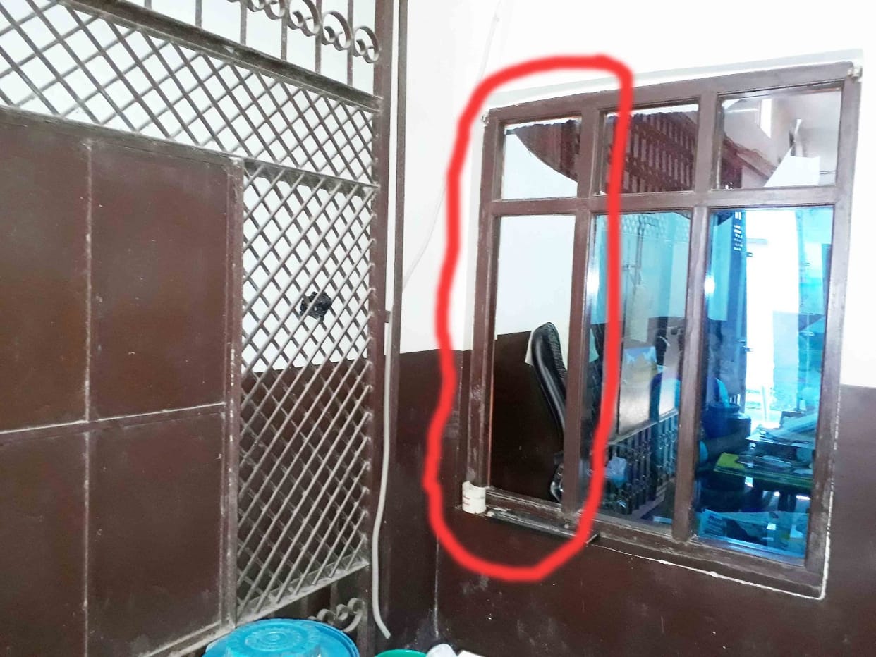 Stolen goods including cash from the clinic
